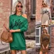 Loose print dress