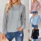 Fashionable lace patchwork Hoodie