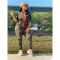 Fashion cardigan waist woven Jumpsuit
