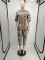 Fashion cardigan waist woven Jumpsuit