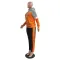 Lettered fashion casual suit