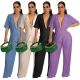 Pleated Shirt Pants sports suit