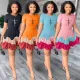 Short sleeved Pleated Dress