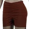 Sexy round neck sleeveless shorts two piece set