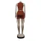 Sexy round neck sleeveless shorts two piece set