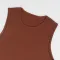 Sexy round neck sleeveless shorts two piece set