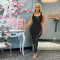 Hollow out bandage fashion sexy BODYSUIT