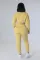 Plush sweater leisure sports 2-piece set