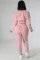 Plush sweater leisure sports 2-piece set
