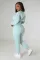 Plush sweater leisure sports 2-piece set