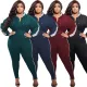Hooded fashion tight large suit