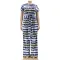 European and American large women's printed bandage fashion casual two-piece set large women's fashion set