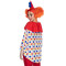 Polka dot print top funny clown stage outfit
