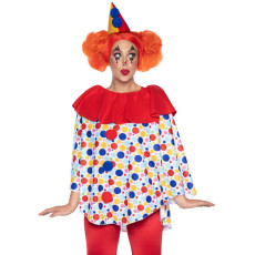 Polka dot print top funny clown stage outfit
