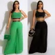 Two piece set of casual twill