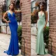 Hip Wrap slim fit suspender backless dress