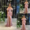 Sequined one shoulder dress