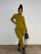 Autumn comfortable casual solid long sleeve two-piece set