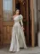 Strapless gown