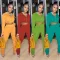 Autumn and winter new fashion hooded zipper solid color two-piece set
