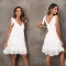 V-neck Chiffon short skirt dress