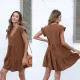 V-neck Short Sleeve Dress