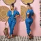 Fashion loose jeans short sleeve Jumpsuit