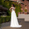 Long sleeve Lace Wedding Bridesmaid Dress