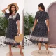 Floral patchwork Short Sleeve Dress