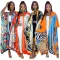 Printed sunscreen Cape medium sleeve coat