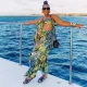 Bra sexy printed high waist pants Wide Leg Pants Set