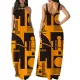 Sexy fashion loose sleeveless suspender dress