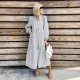 Casual European style long sleeve dress
