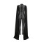 Hot drill perspective slim fit Jumpsuit