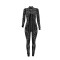 Hot drill perspective slim long sleeve Jumpsuit