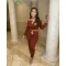 Fashion sexy two-piece set (with Brooch)