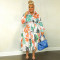 Large print shirt and dress