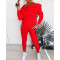 Fashion casual hooded sports suit