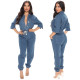 Fashion casual jeans Jumpsuit