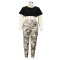 Camouflage printed trousers