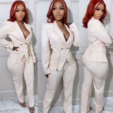 Hot selling two-piece printed suit