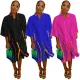 Two large pockets for medium sleeve shirt skirt