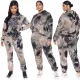 Loose hooded sweater large fashion casual suit