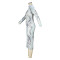 Digital printed slim Long sleeve  Bodycon Dresses
