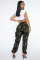 Camouflage overalls jeans casual pants