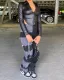 Splice Straight Zip Jeans