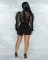 Eyelash Lace Sexy Perspective Bodysuit