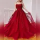 Sexy Sleeveless Dress Slim Lace Swing Dress