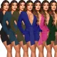 Sexy fashion V-neck dress