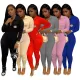 Collar work clothes slim casual jumpsuit